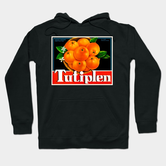 Tutiplen Brand crate label Hoodie by WAITE-SMITH VINTAGE ART